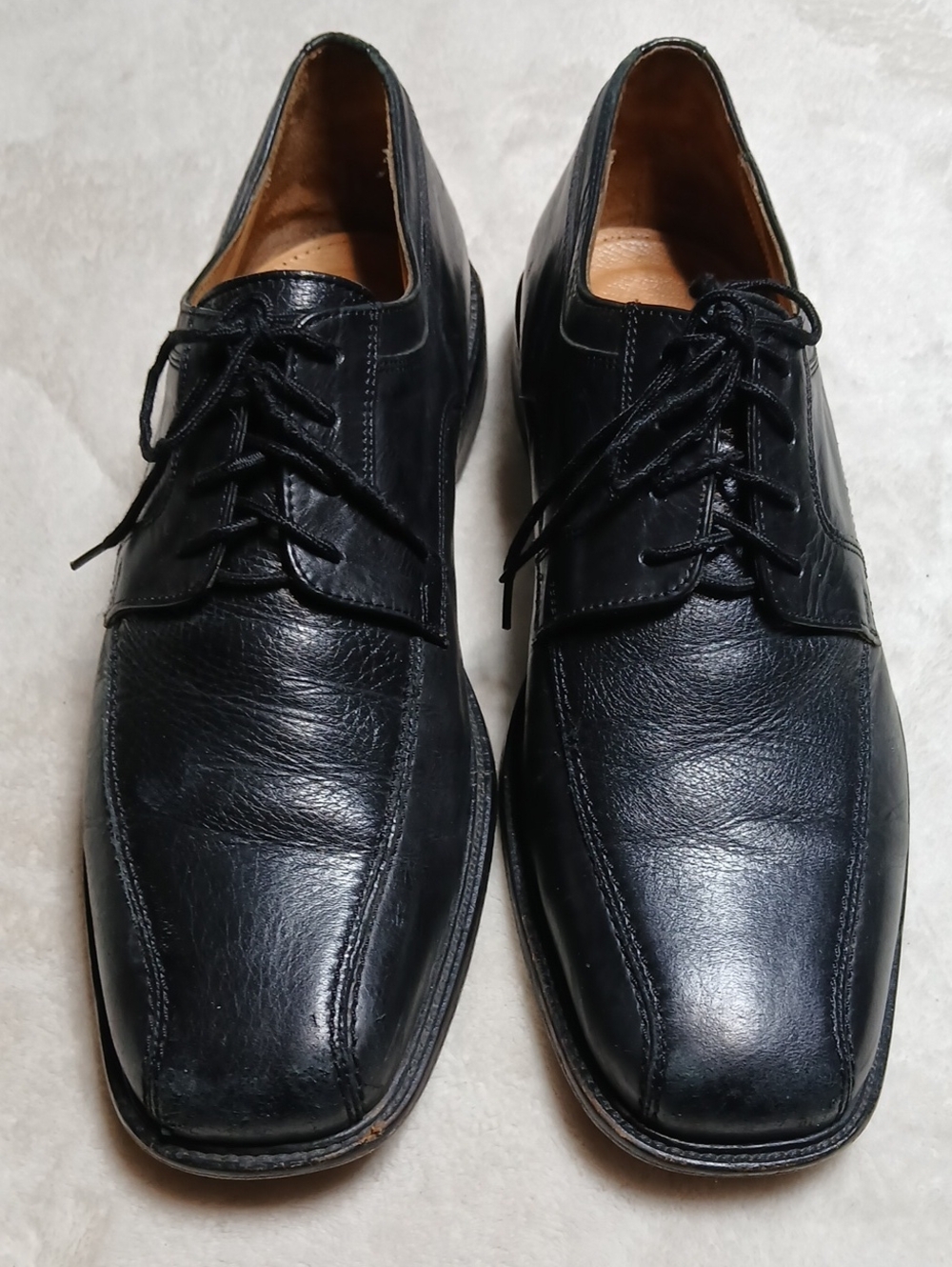 Bostonian Black Leather Lace-Up Oxford Dress Shoes Size 11 M